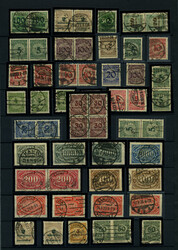 Deutschland: Reichhaltiger Bestand */**/Gest. im großen Einsteckbuch ...